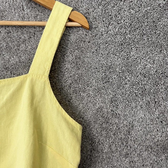 Nordstrom BP Shirt Womens Large Yellow Sleeveless Square Neck Pullover - Picture 3 of 10